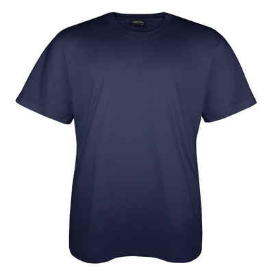 Lucky Star Rundhalsshirt Übergrößen Basic T-Shirt in dunkelblau von Lucky Star