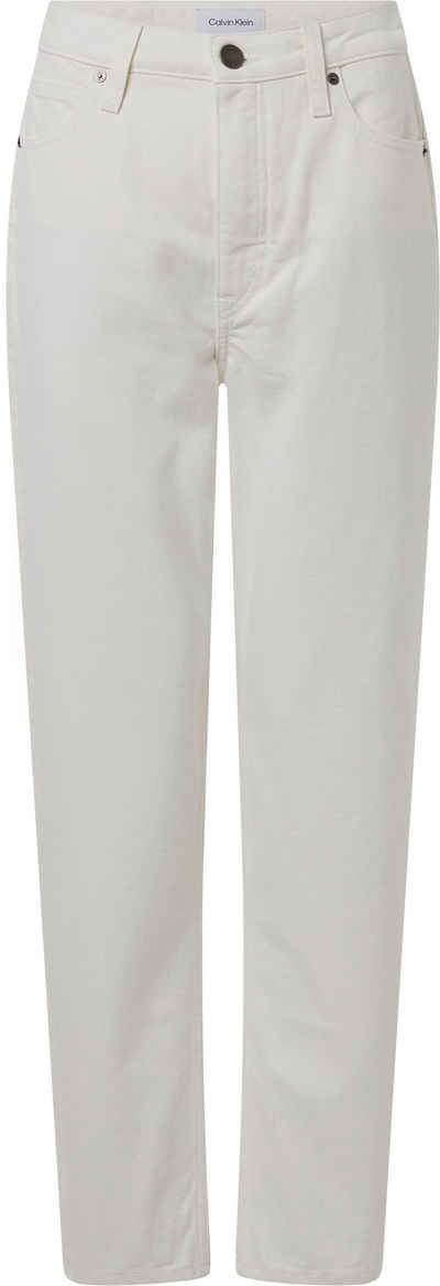 Calvin Klein Tapered-fit-Jeans mit hohem Bund
