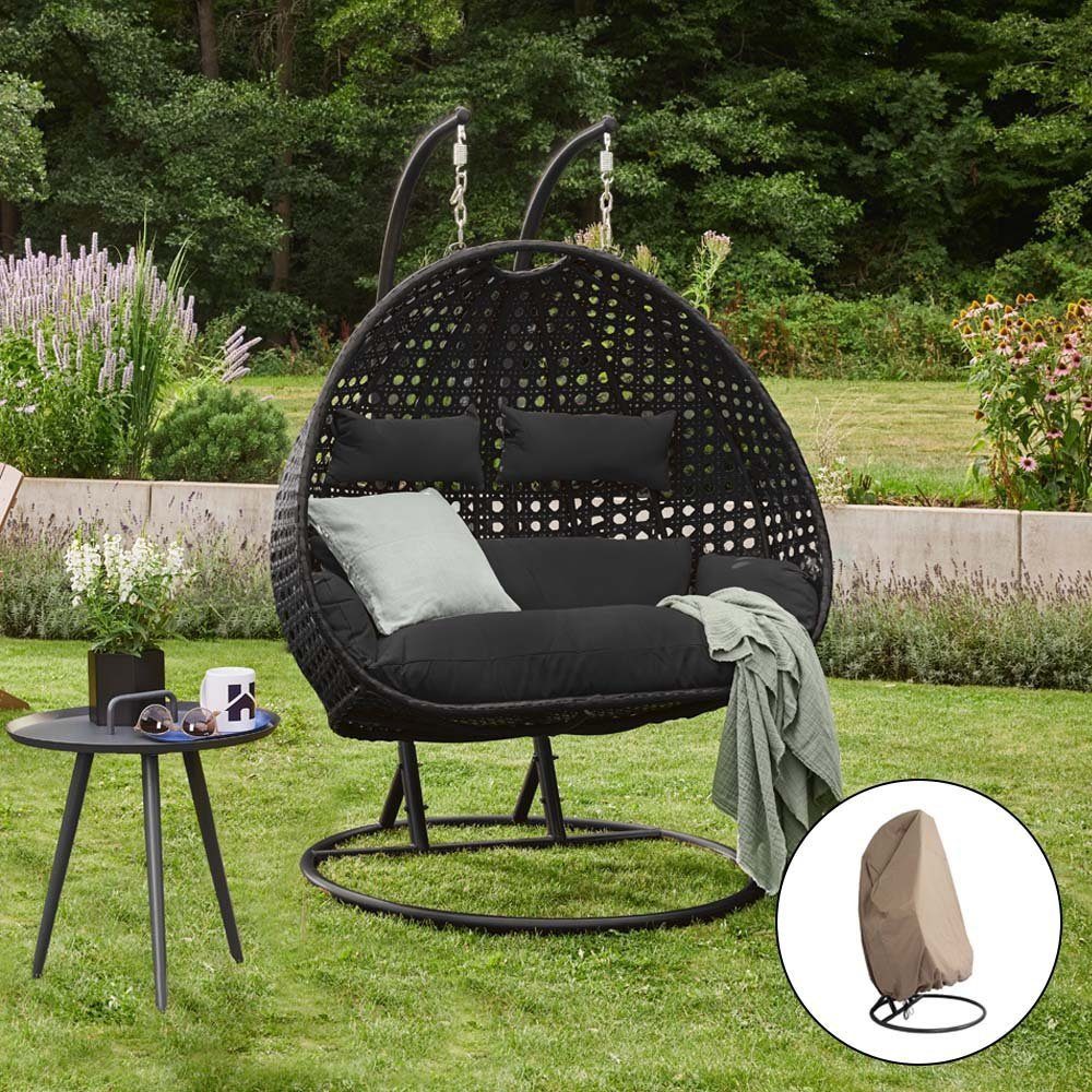 HOME DELUXE Hängesessel Polyrattan Hängesessel TWIN günstig online kaufen