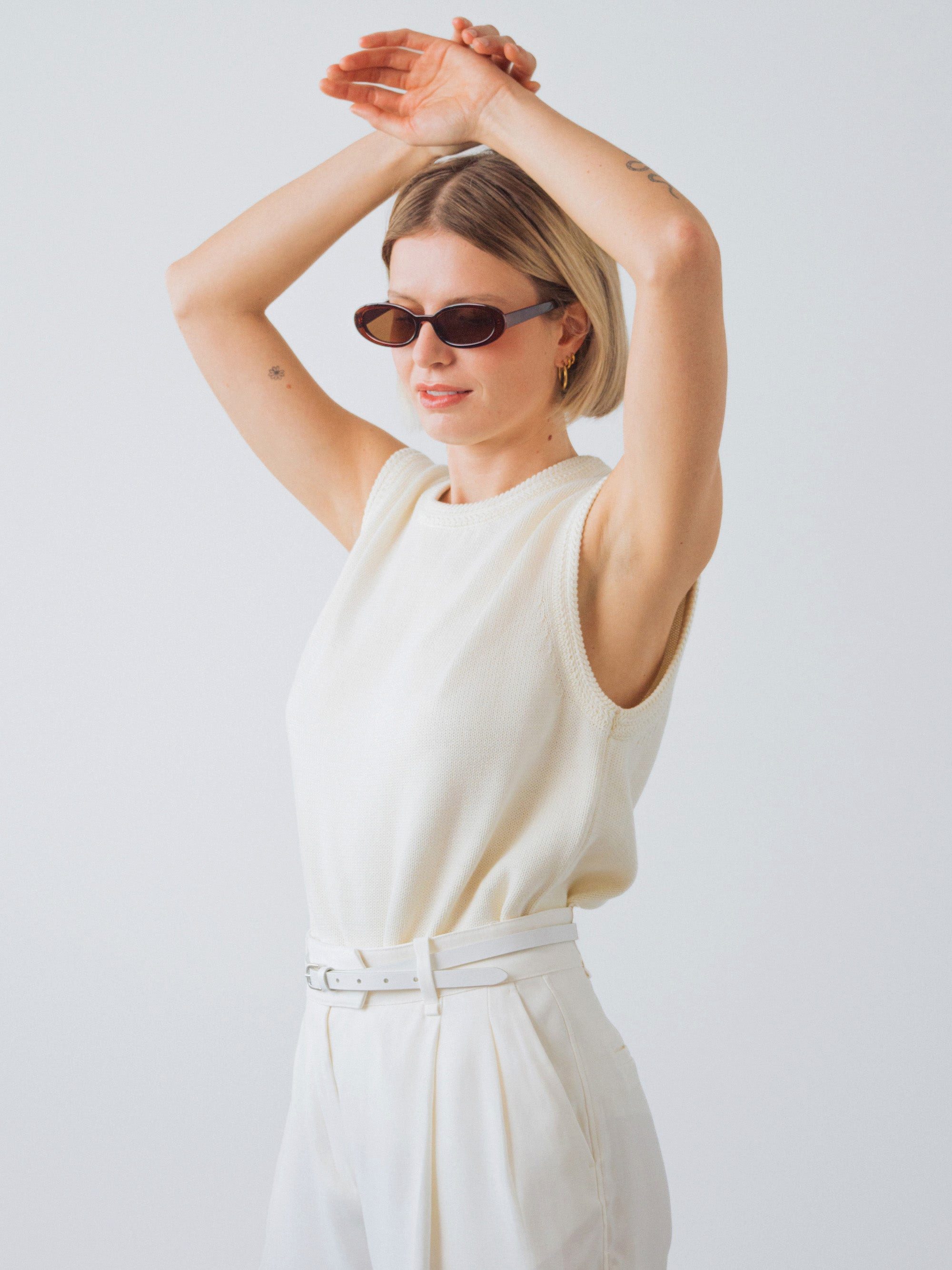 HONEST BASICS Strick-Tanktop