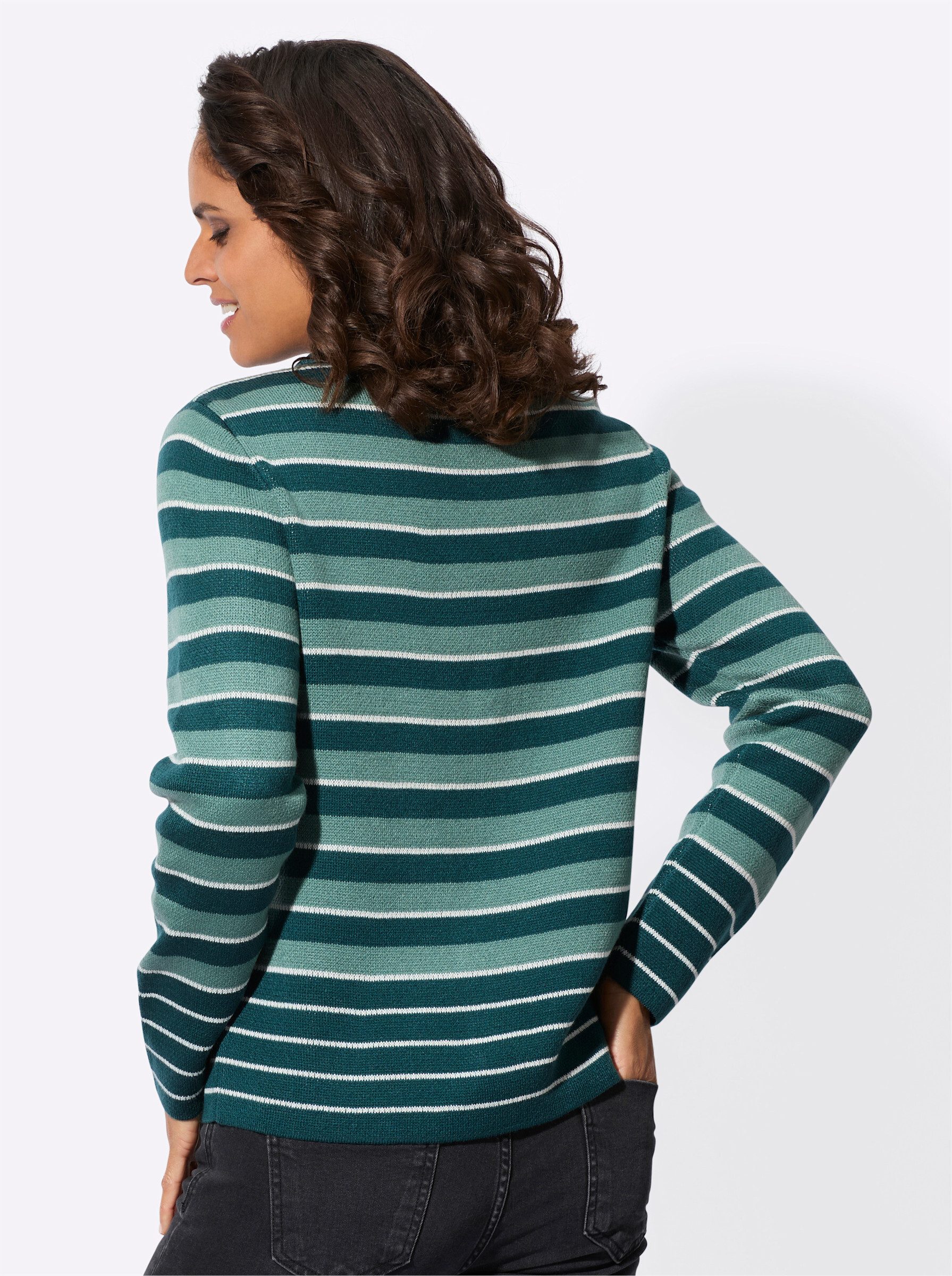 Witt Strickpullover Stehkragenpullover .