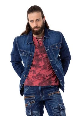 Cipo & Baxx Jeansjacke mit aufgesetzten Brusttaschen