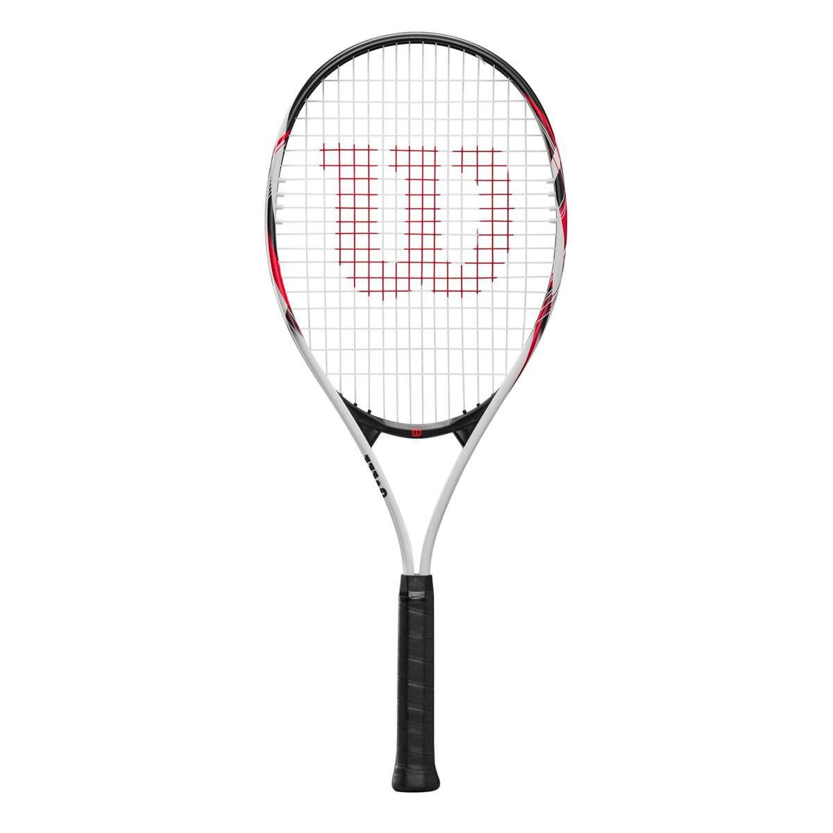 Wilson Tennisschläger Fusion XL 112in/274g/Freizeit weiss/schwarz/rot - besaitet