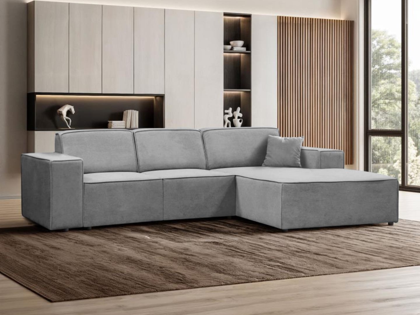 Beautysofa Ecksofa PEDRO, Breite: 267cm, viele Farbvarianten günstig online kaufen