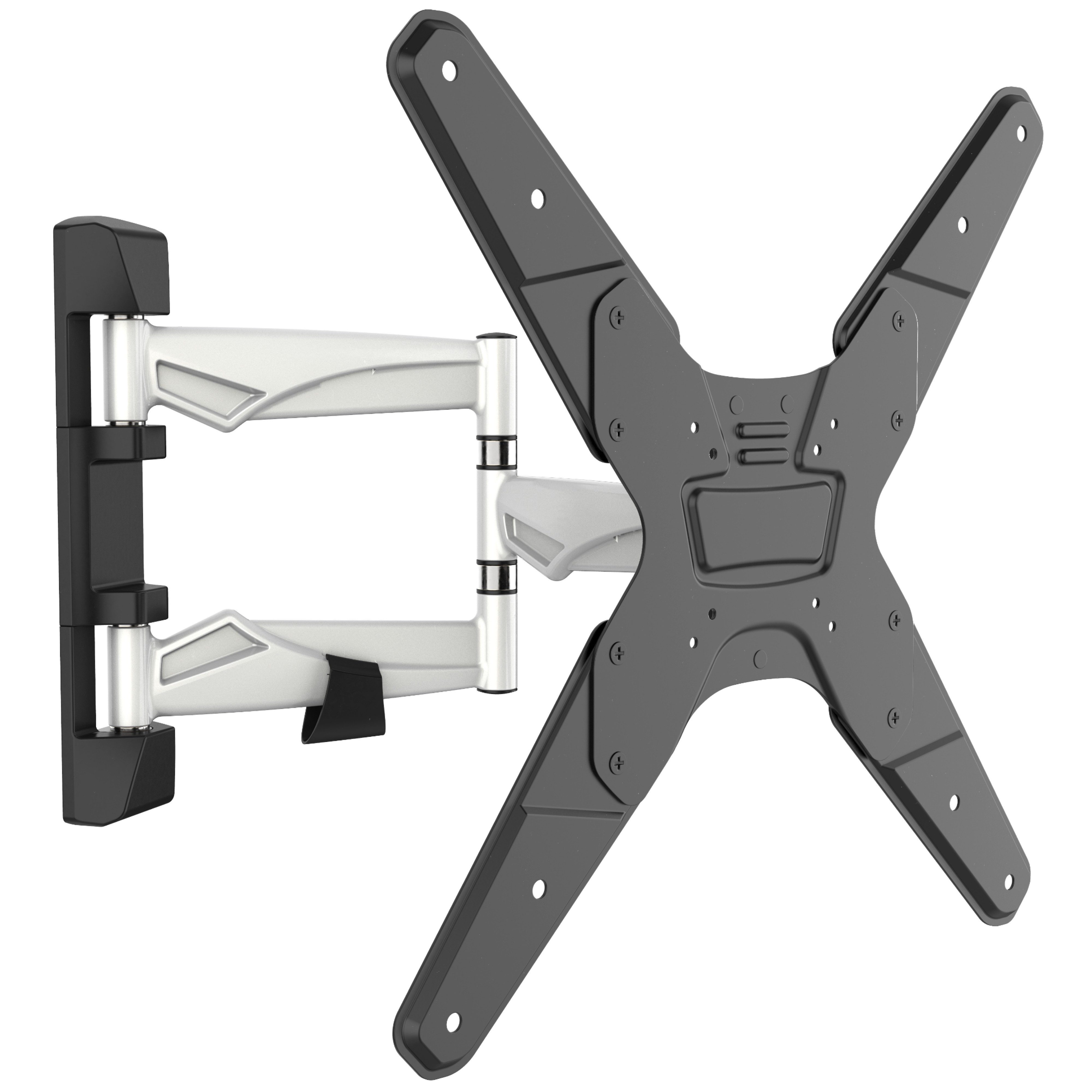 RICOO TV-Wandhalterung S3244, (bis 55 Zoll, VESA bis 400x400, 1-tlg., schwenkbar neigbar ausziehbar Fernseher Halter universal VESA 400x400)
