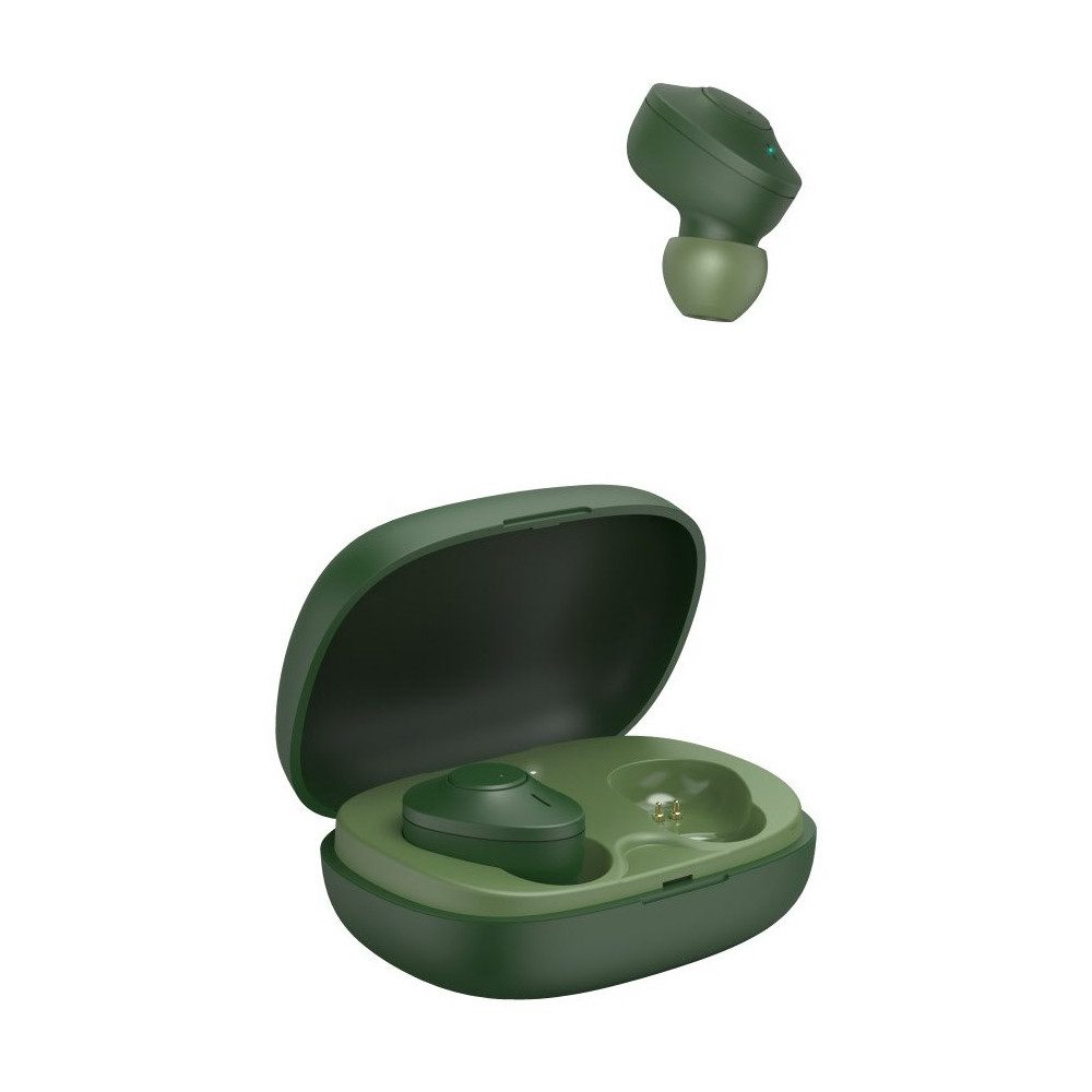 Hama Hama Freedom Buddy True Wireless Kopfhörer mit Extra Bass. wireless Kopfhörer (True Wireless Bluetooth-Kopfhörer, Sprachsteuerung mit Siri und Google, Bluetooth, Anruffunktion)
