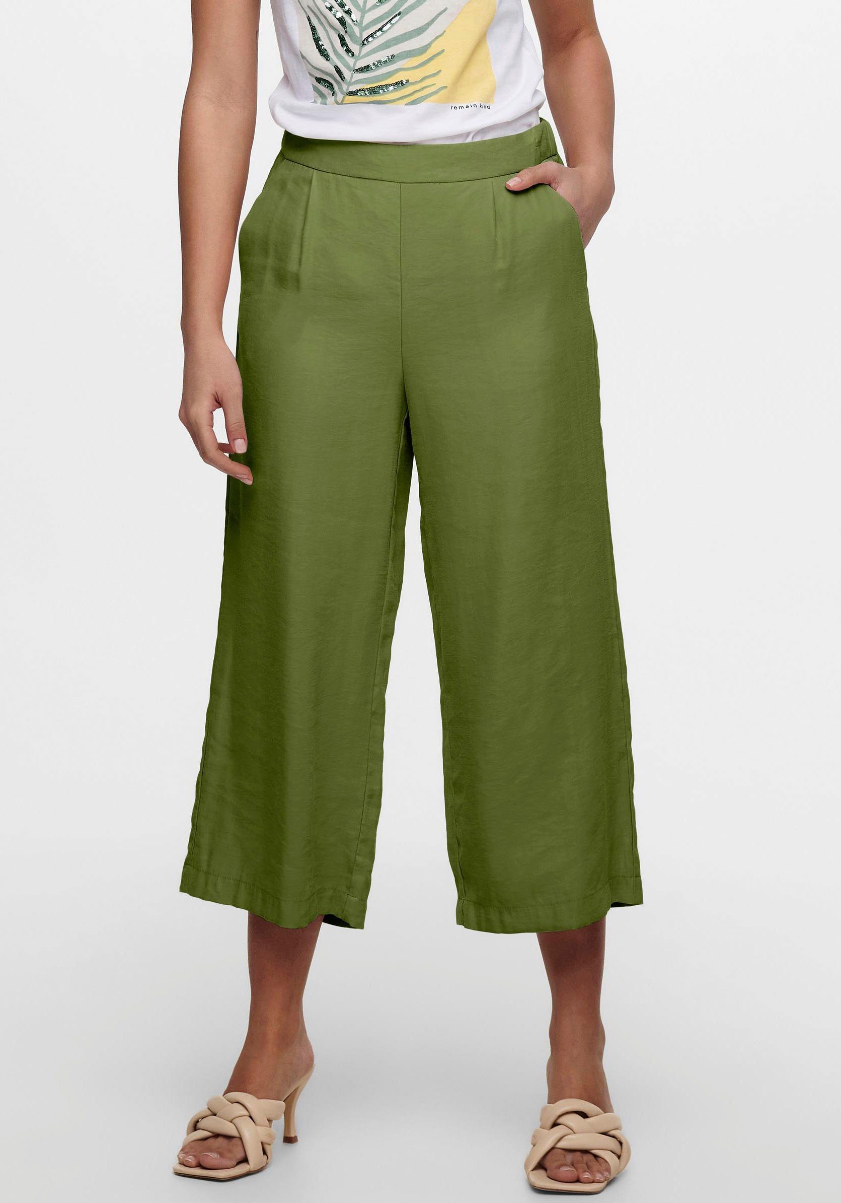 ONLY Culotte ONLCARISA-MAGO LIFE CULOTTE PNT Branch 187101 PANT Olive