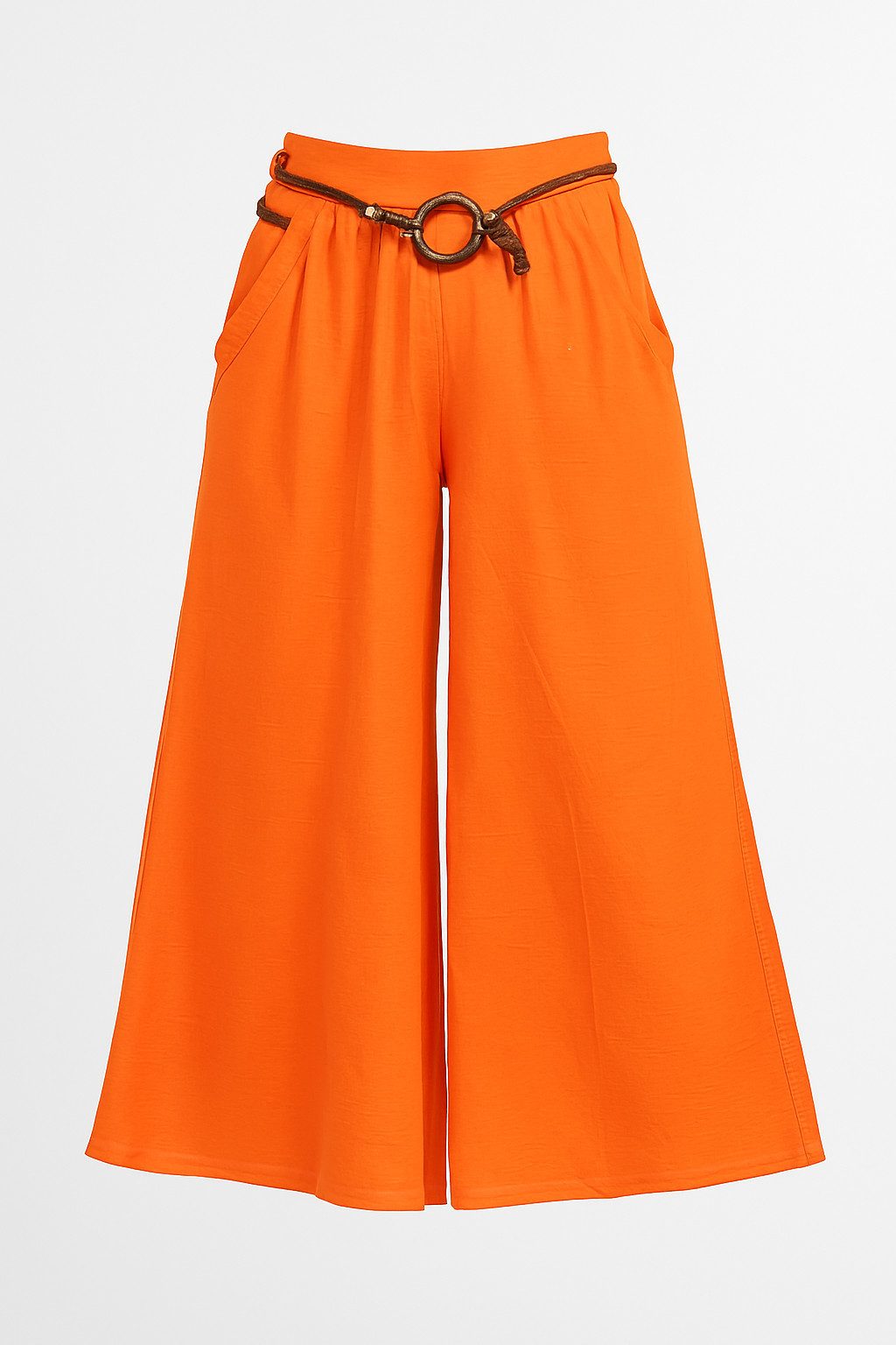 Mississhop Stoffhose Culotte Hose Damen Baumwollhose 100 % Baumwolle Hose Sommerhose M.375