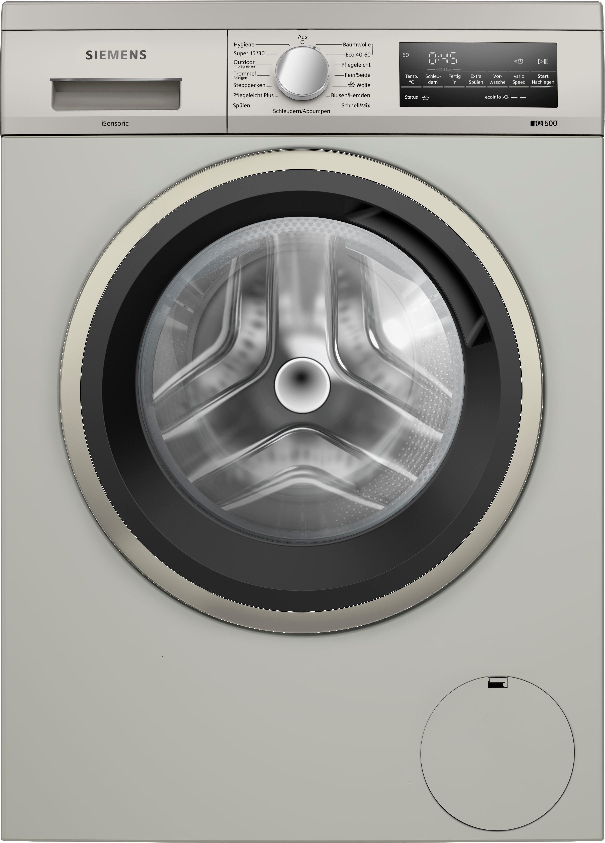 SIEMENS Waschmaschine iQ500 WU14UTS8, 9 kg, 1400 U/min, unterbaufähig