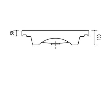 Planetmöbel Badmöbel-Set Waschbeckenunterschrank mit Spiegelschrank 50cm, (Komplett-Set, 3-St)