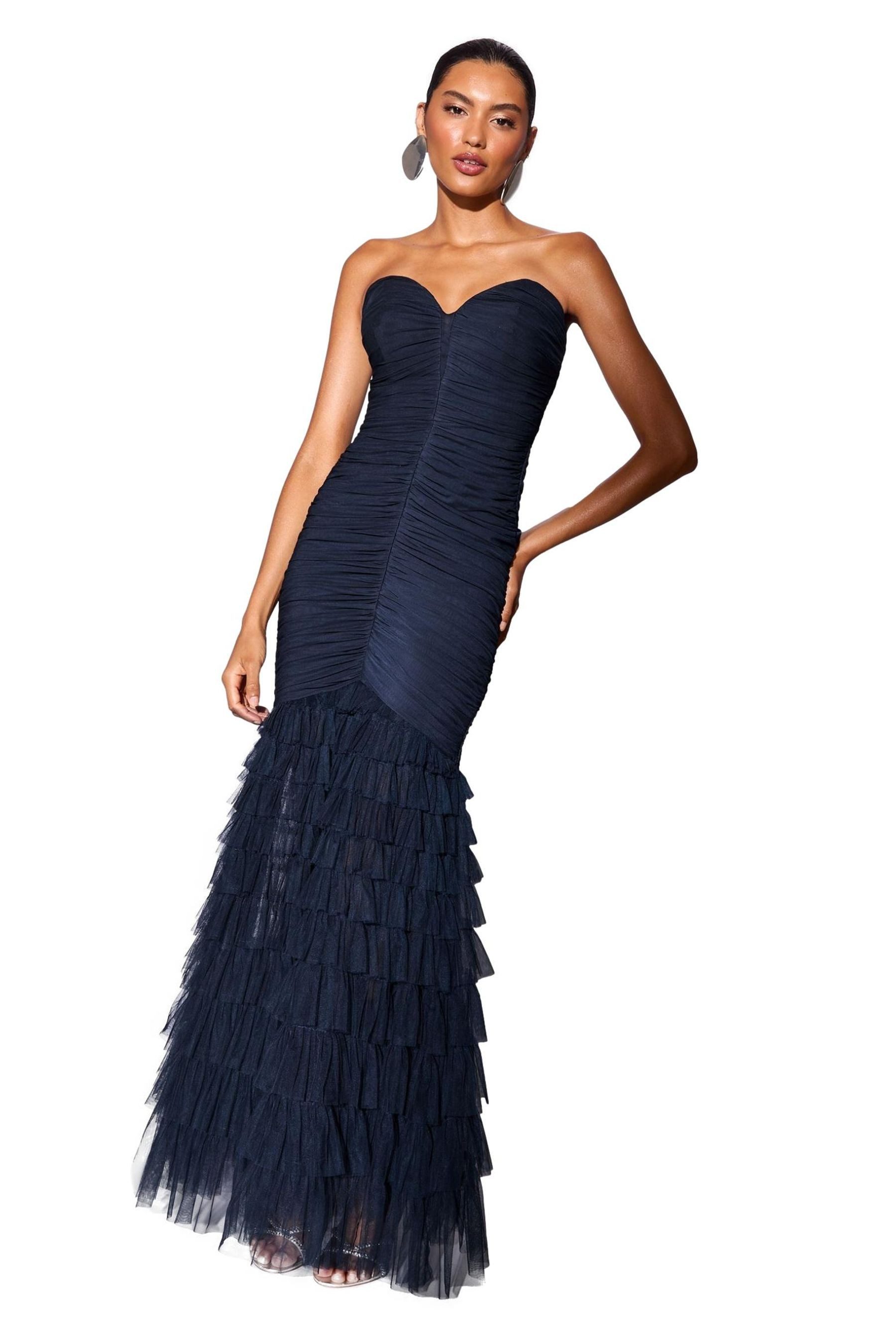 LIPSY Bandeaukleid Lipsy Bandeau-Ballkleid in Maxilänge, Regular (1-tlg)