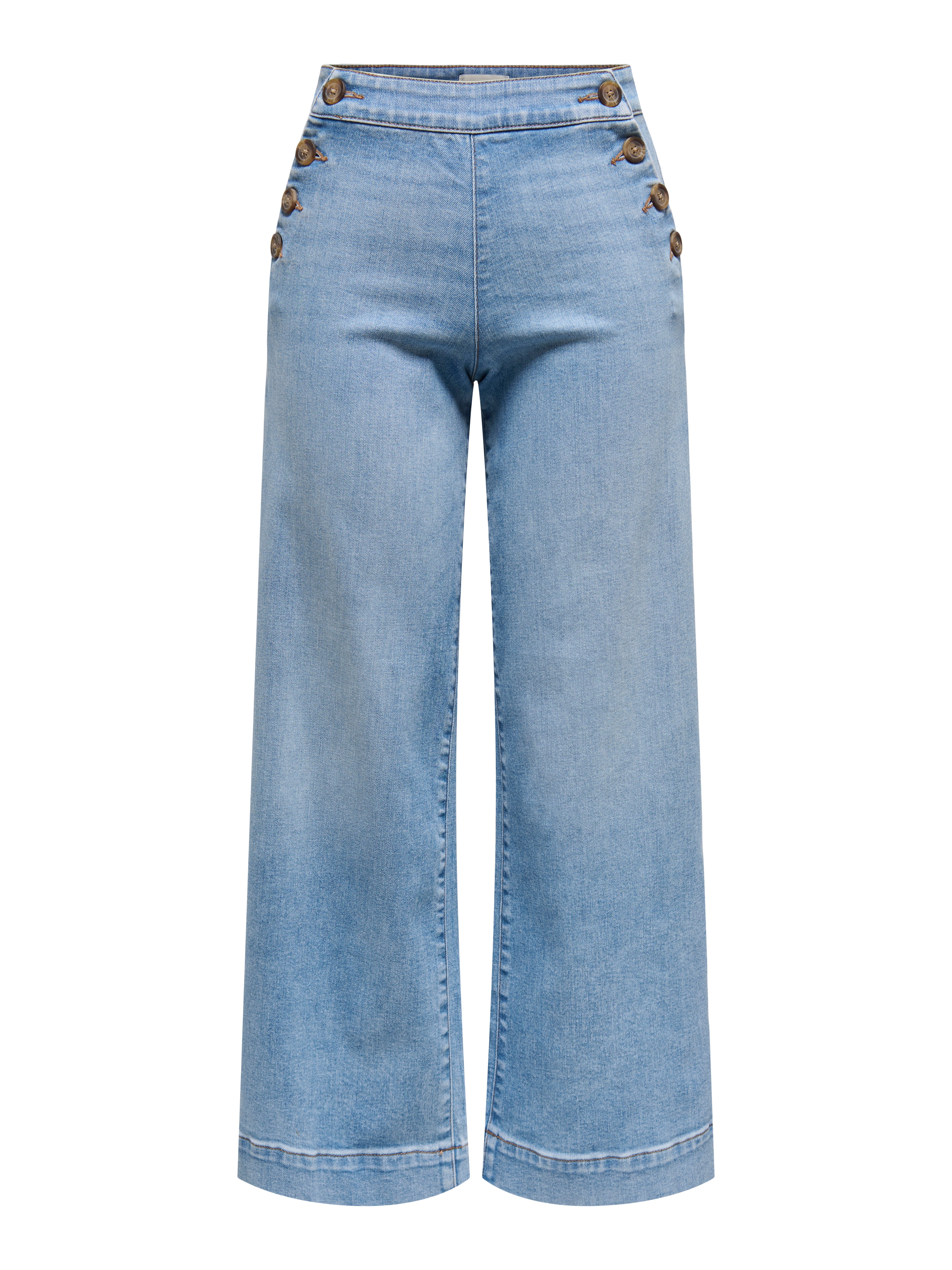 High-waist-Jeans ONLMADISON HW BUTTON WIDE DNM GEN223NOOS