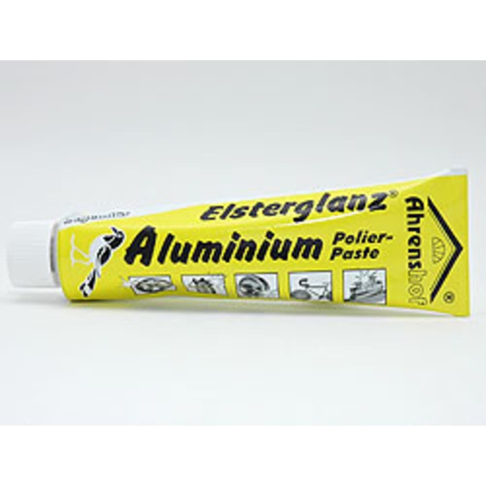 Ahrenshof Elsterglanz, Aluminium, 150ml in Tube Edelstahlreiniger (Tube, [1-St. Aluminiumreiniger Politur Reinigungsmittel Metallpaste Glanzmittel Pflegeprodukt)