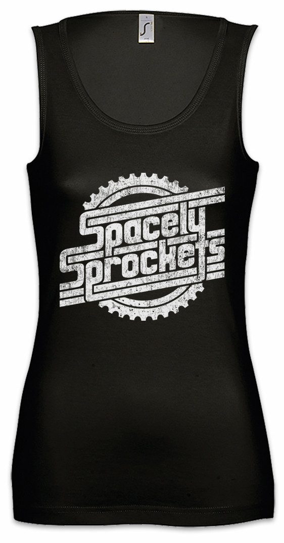 Urban Backwoods Tanktop Spacely's Space Sprockets Inc. Logo Ärmelloses Damen T-Shirt George Cartoon Symbol Jetson TV