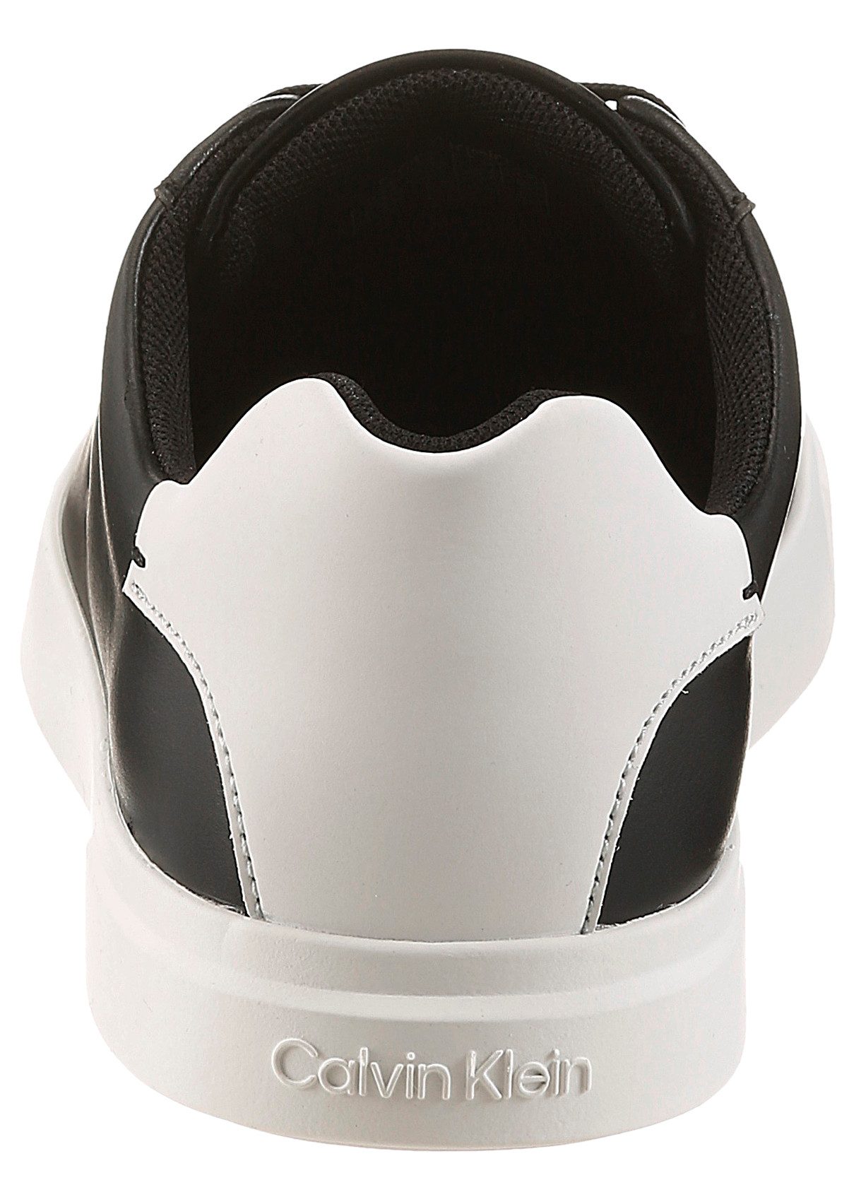 Calvin Klein LOW PRO CUPS LTH ML Plateausneaker Schnürschuh, Halbschuh, Freizeitsneaker mit seitlichem Logo