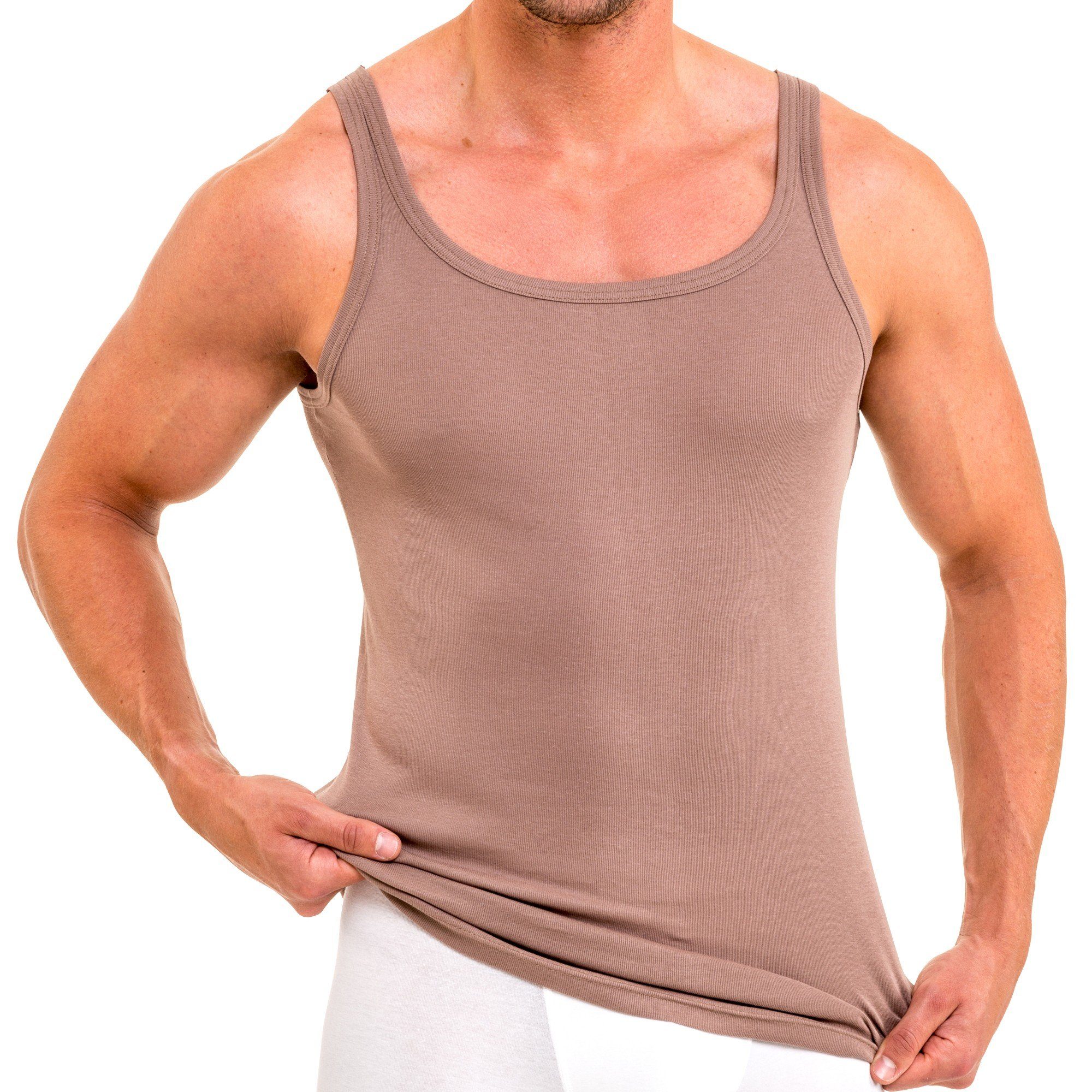 HERMKO Unterhemd 16000 Herren Unterhemd aus weichem Baumwolle / Modal günstig online kaufen