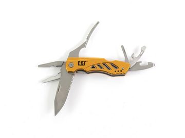 CATERPILLAR Taschenmesser CAT Multitool BOX 2er Set mit 11 in 1 Multitool mit Gürteltasche und, (Set), mit Bit Set und Pocket-Tool, inkl. Aufbewahrungstasche