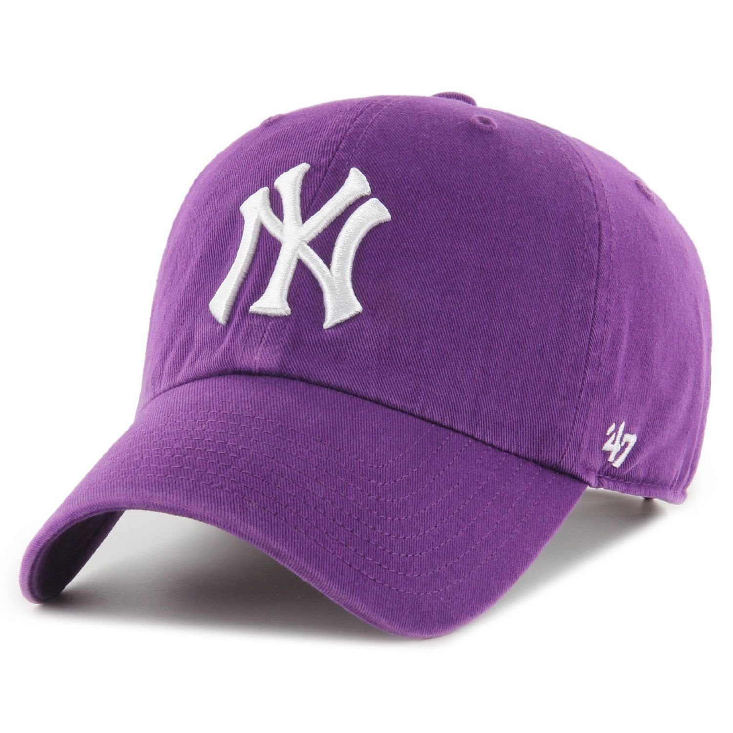 Baseball Cap Strapback CLEAN UP New York Yankees grape