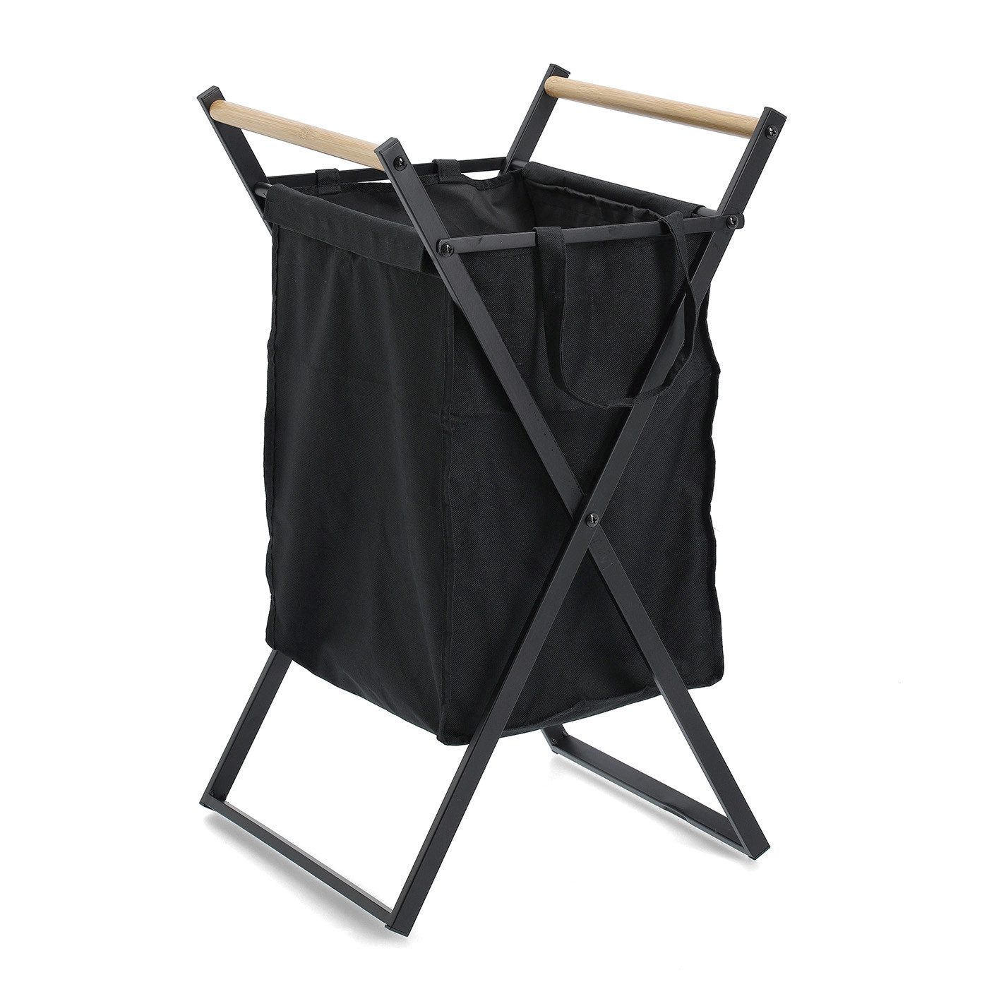 Zeller Present Wäschekorb Wäschesammler, faltbar, Wäschesack herausnehmbar (1 St), ca. 36,5x40x67 cm