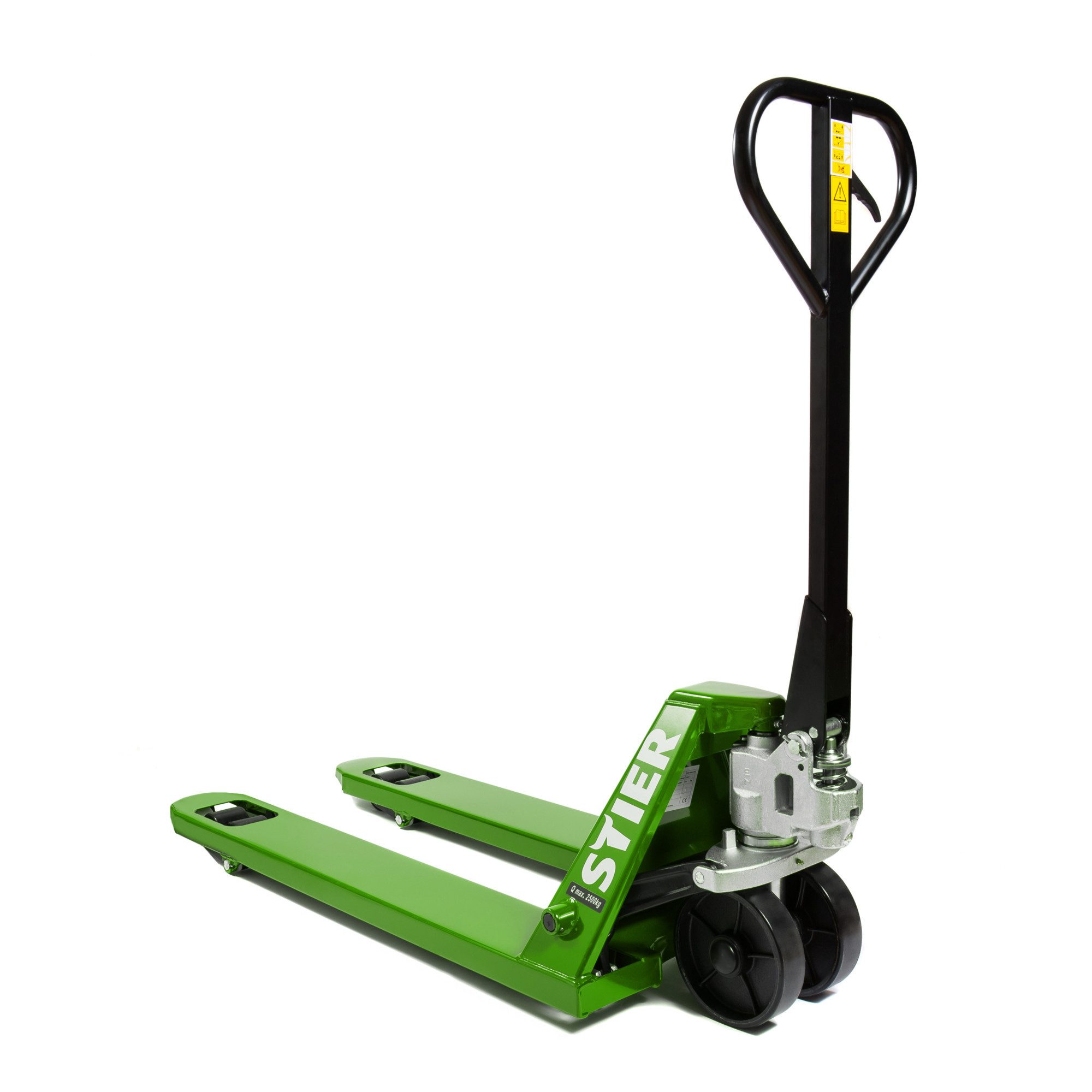 Stier Gabelhubwagen STIER Hubwagen 2t bis 2.5t Handhubwagen Gabelhubwagen Nylon-Rollen div