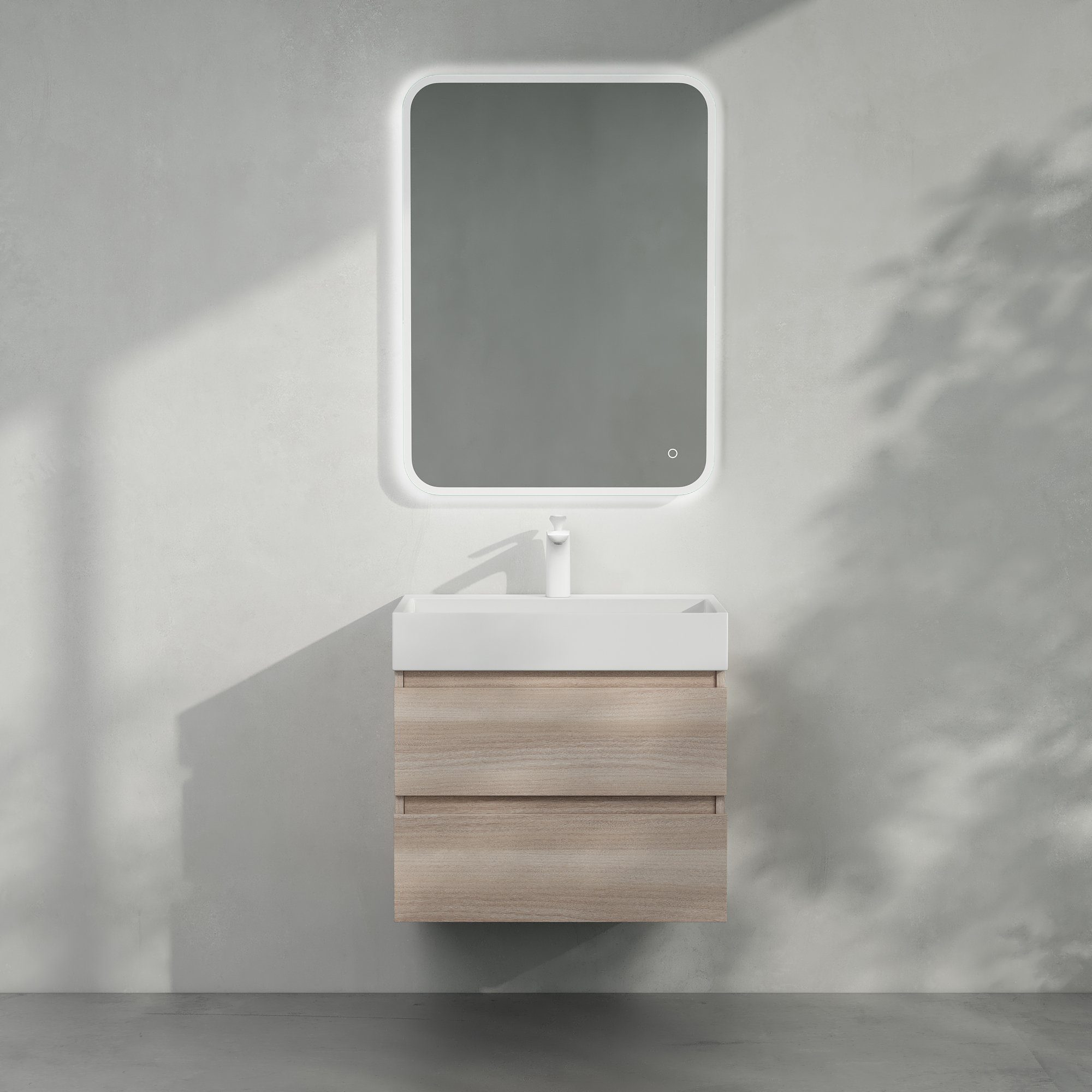 doporro Badmöbel-Set Badmöbel-set Verona Waschbecken-Unterschrank Wandmonta günstig online kaufen