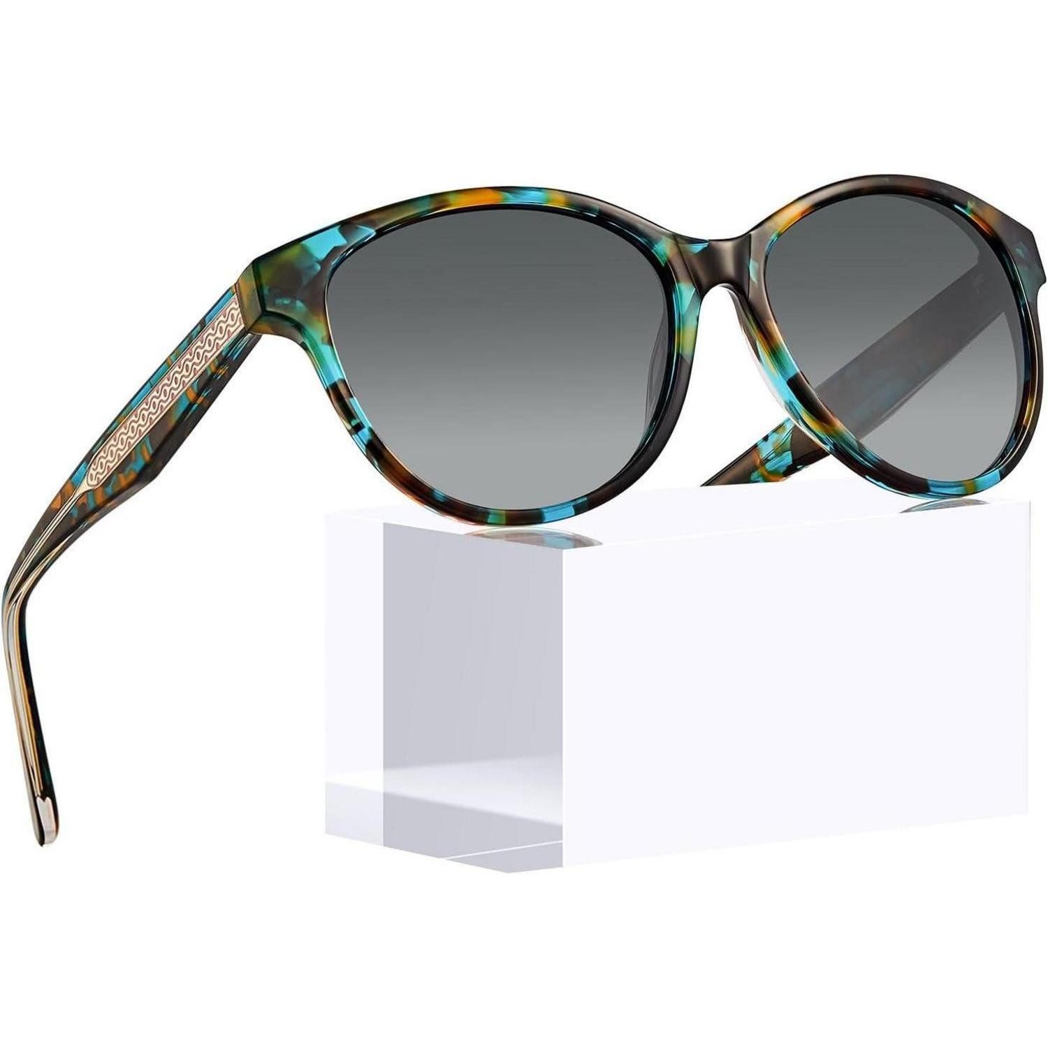 LuxusKollektion Retrosonnenbrille Sonnenbrille Damen Polarisierte UV400 Verspiegelte M6-farbverlauf Grau