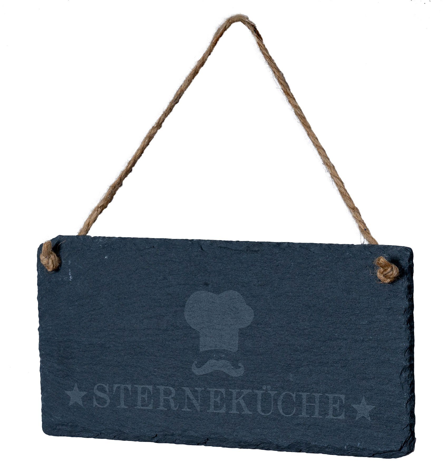 Levandeo® Memoboard, 4er Set Schiefertafel 20x10cm Sprüche Kreidetafel Schieferplatte