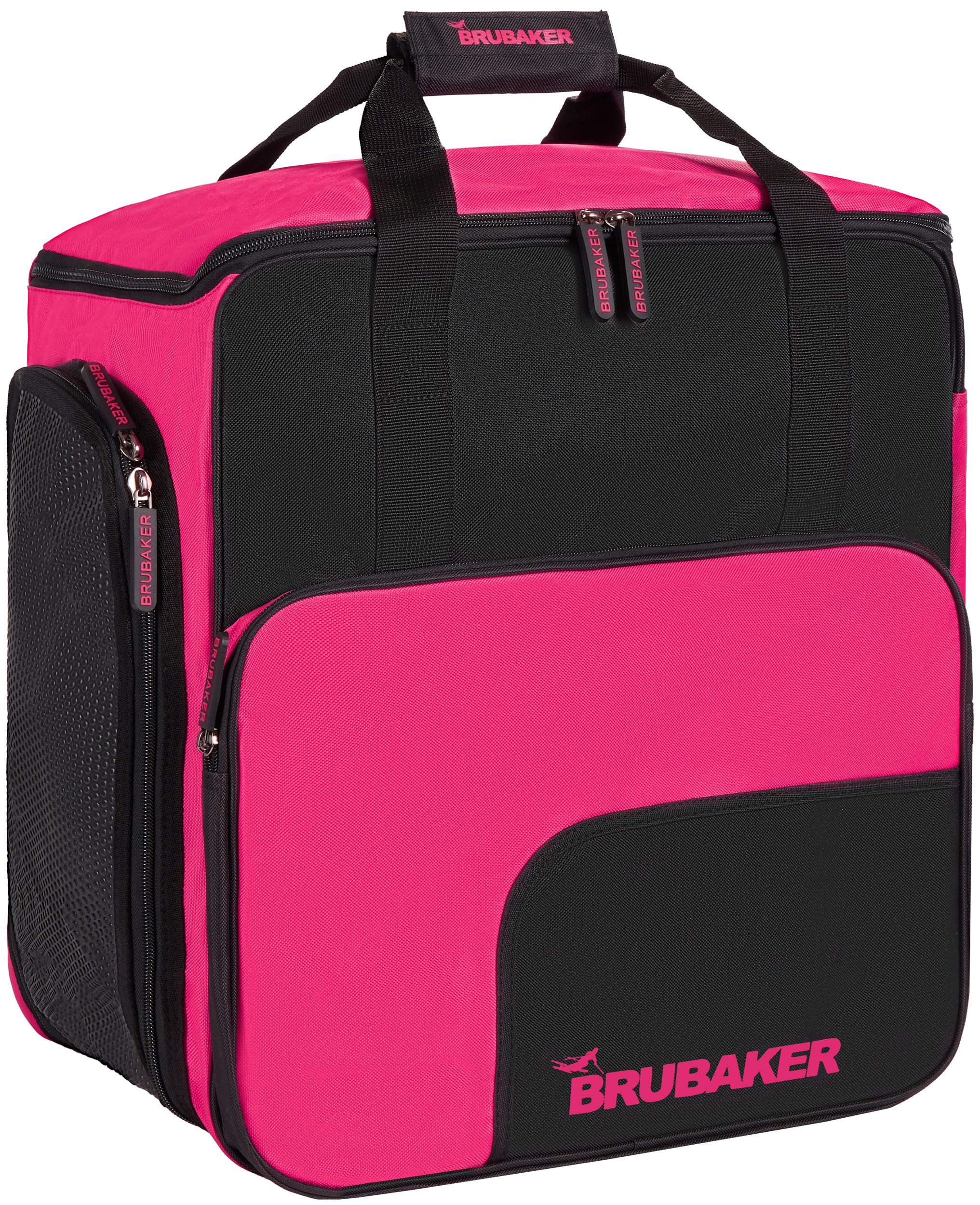 BRUBAKER Sporttasche Skischuhtasche mit Rucksackfunktion und Helmfach (1-tlg., reißfest und schnittfest), Komfort Stiefeltasche für Skischuhe mit Innentasche, Helmtasche
