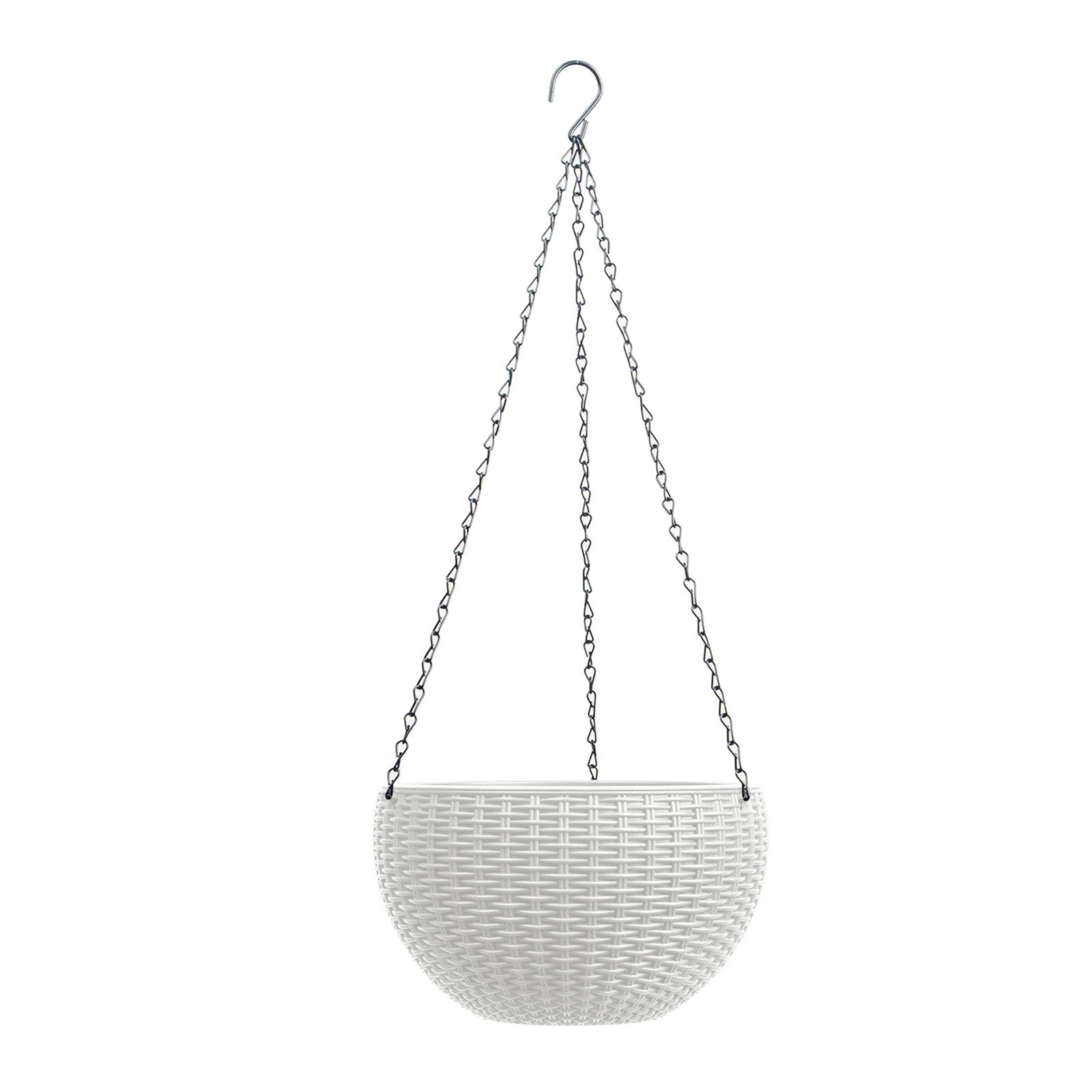 HTI-Living Blumenampel Blumenampel Nessa Rattanoptik Weiß (Stück, 1 St., 1 günstig online kaufen
