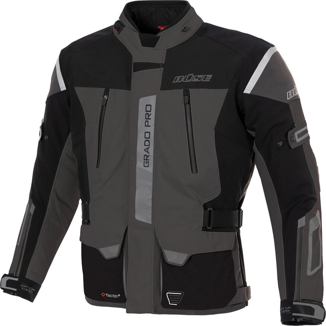Büse Motorradjacke Grado Pro wasserdichte Motorrad Textiljacke wasserdicht