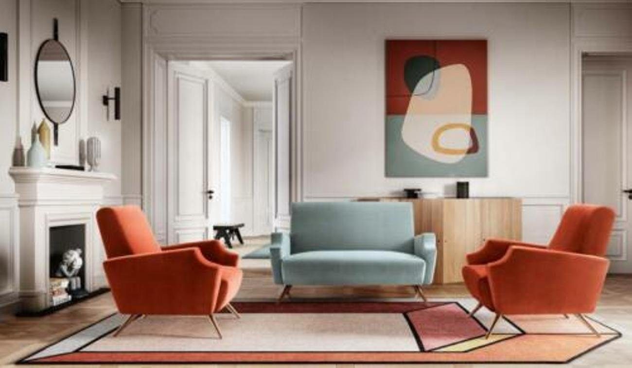 Couch Sitzer Sitz Modern, JVmoebel Europe Made Polster in 2-Sitzer 2+1+1 Garnitur Sofagarnitur Sofa