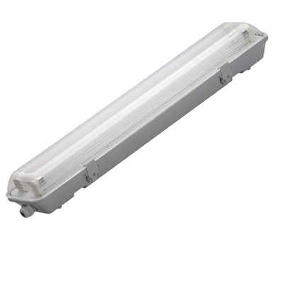 V-TAC LED Außen-Deckenleuchte LED Feuchtraumleuchte Wannenleuchte T8 LED Röhre IP65 1 oder 2 Flammig, Neutralweiß, Energieeffizient: 20 kWh/1000h & 85 lm/W, Größe: 666 x 96 x 58mm