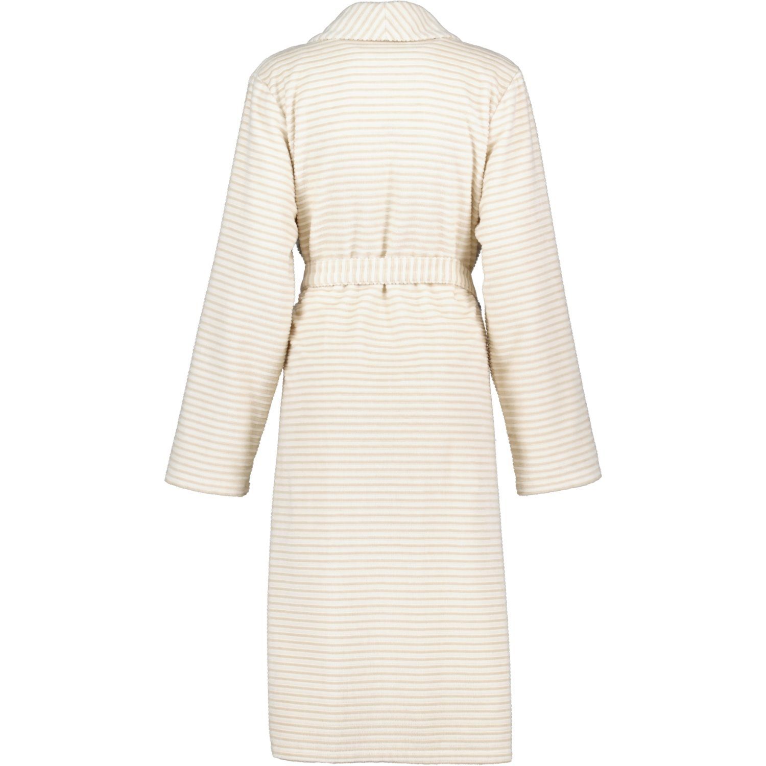 Cawö Damenbademantel Damen Bademantel mit Schalkragen, Midi, Baumwolle, Sch günstig online kaufen