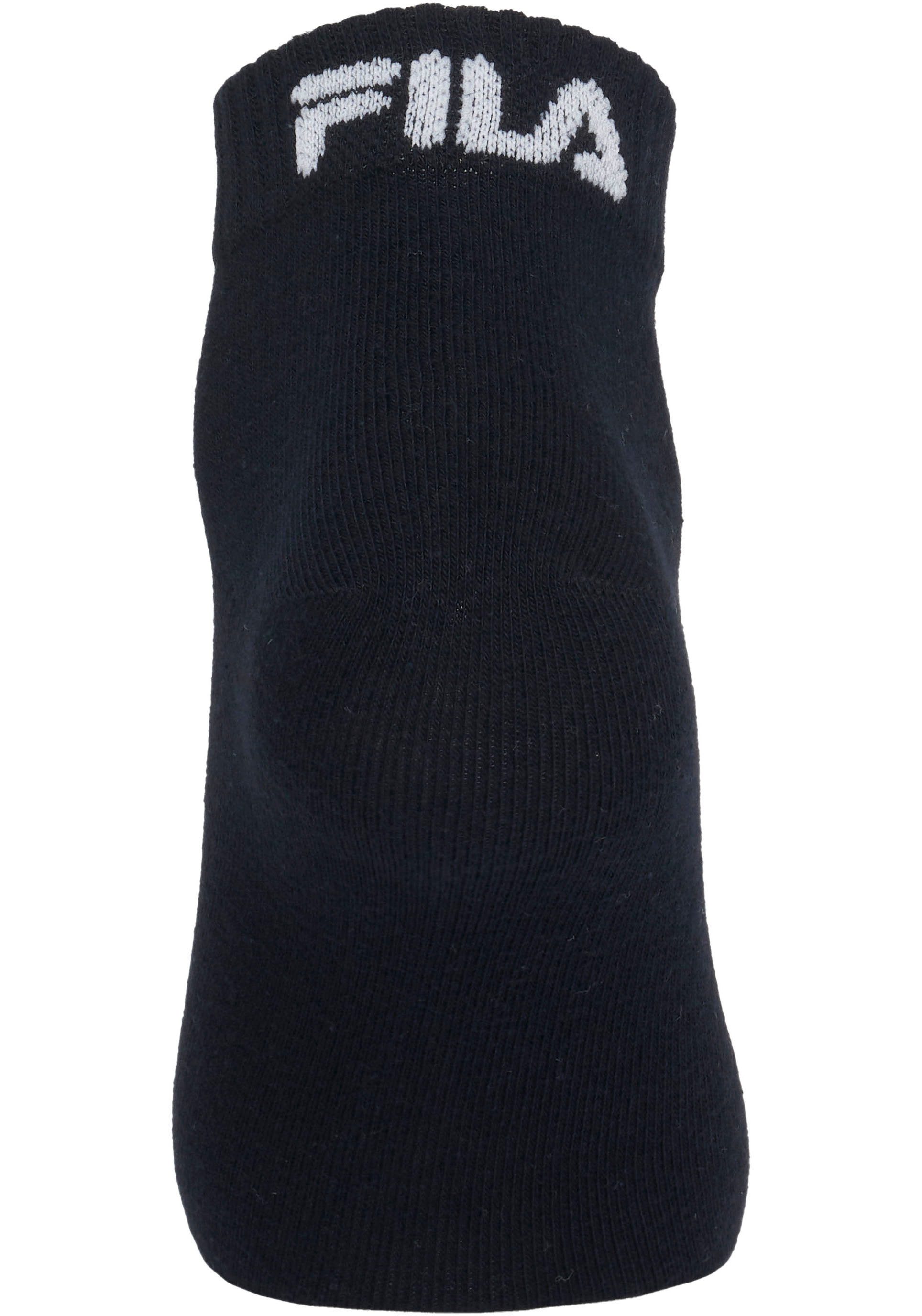 Fila Kurzsocken UNISEX INVISIBLE PLAIN SOCKS (6-Paar, 6 Paar) Baumwollmischung, Rippenbündchen, flache Zehennaht – Bild 5 von 5
