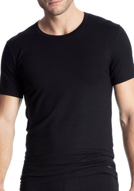 CALIDA Kurzarmshirt Cotton Code Rundhals-Shirt, moderner Schnitt