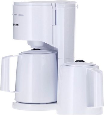 Severin Filterkaffeemaschine KA 9309 mit 2 Thermokannen, 1l Kaffeekanne, Papierfilter 1x4, zwei Theromkannen für doppelten Kaffeegenuss