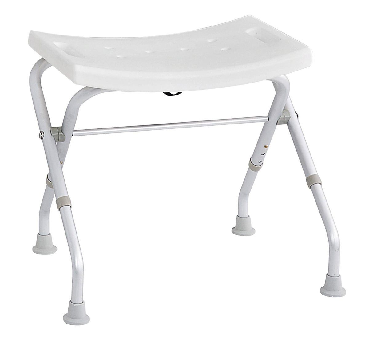 Ridder Dusch- und Badhocker HANDICAP Badstuhl, kippbar, weiß, Ridder-A0050301