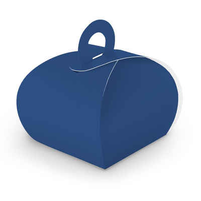 itenga Geschenkbox itenga Geschenkbox mit Griff dunkelblau aus Karton