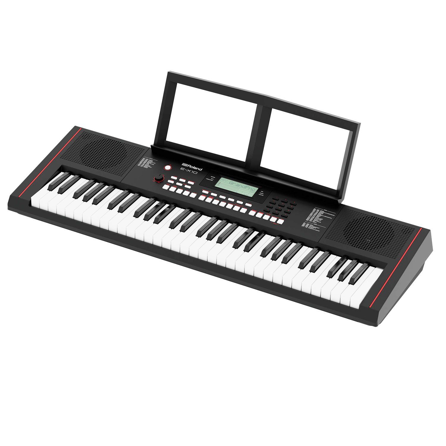 Roland Audio Home-Keyboard Roland E-X10 61-Tasten Arranger Keyboard (Inkl Netzteil, Inkl Netzteil), Mit Lernfunktionen