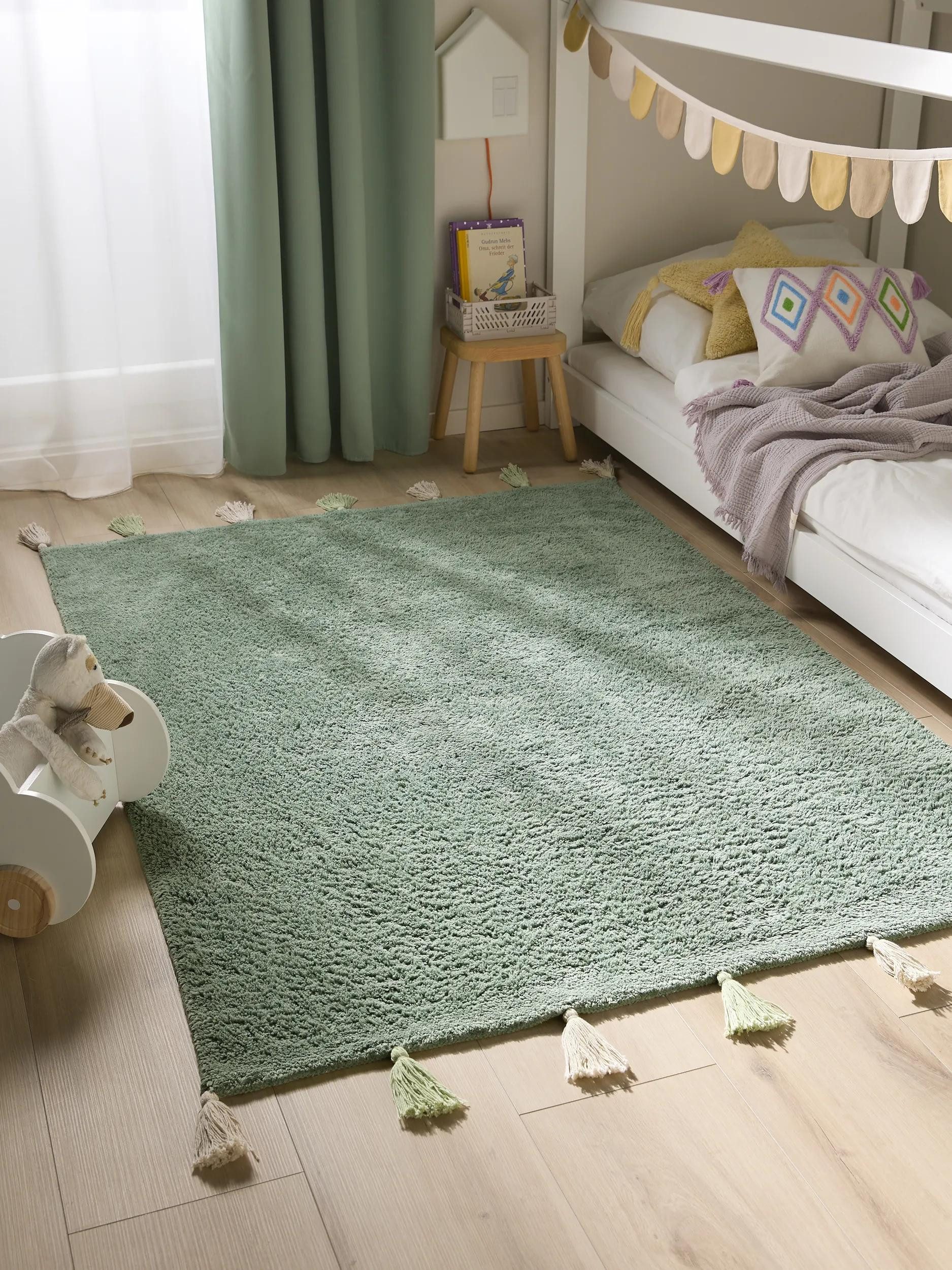 benuta Kinderteppich Malu, rechteckig, Höhe: 6 mm, Kunstfaser, Berber, Ethno-Style, Wohnzimmer