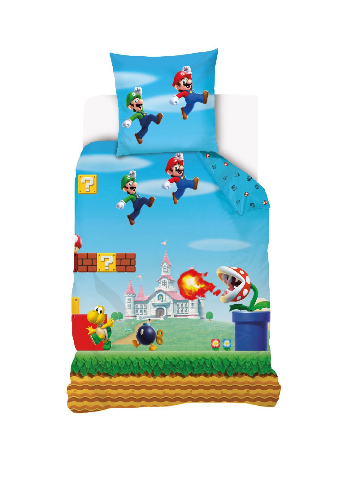 Super Mario Bettwäsche Super Mario Bettwäsche 140 x 200 cm