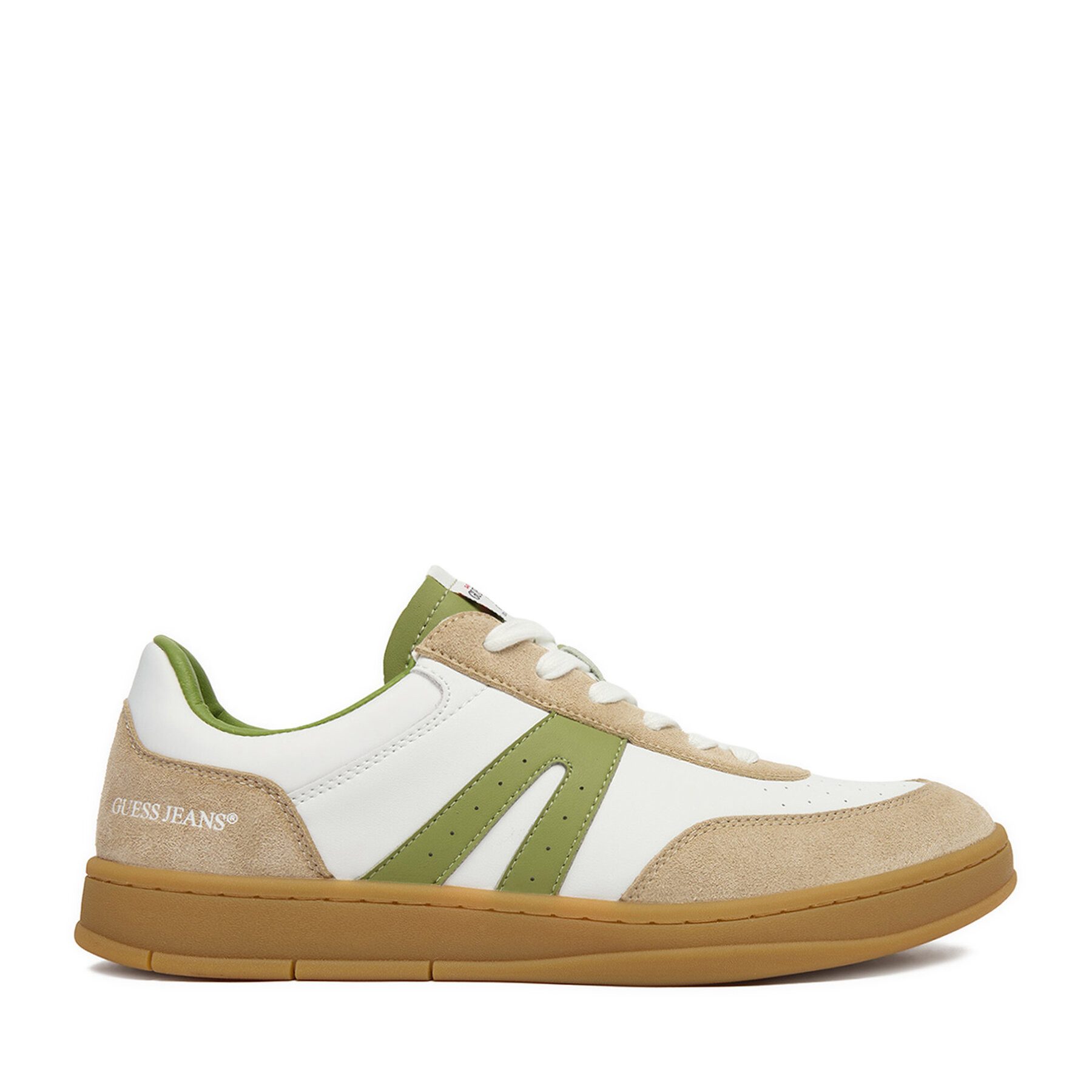 GUESS JEANS Guess Jeans Herren Turnschuhe Weiß, Grün Walkingschuh