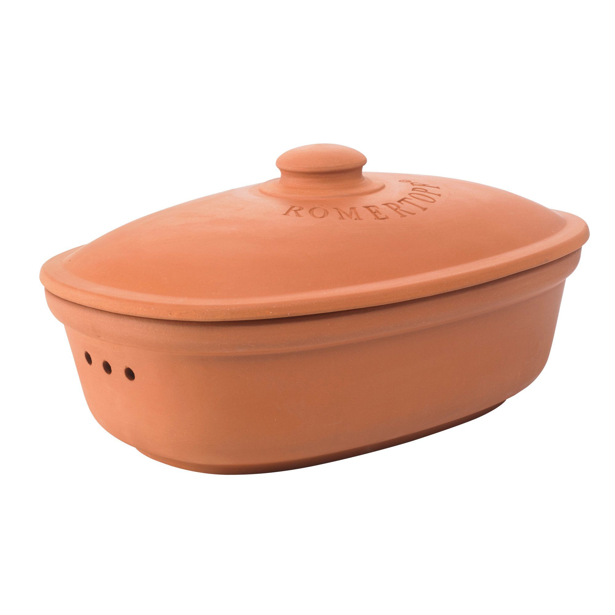 RÖMERTOPF Römertopf Brot Frische Topf MINI terracotta - für Brote bis 500 gr, Keramik, teilglasiert