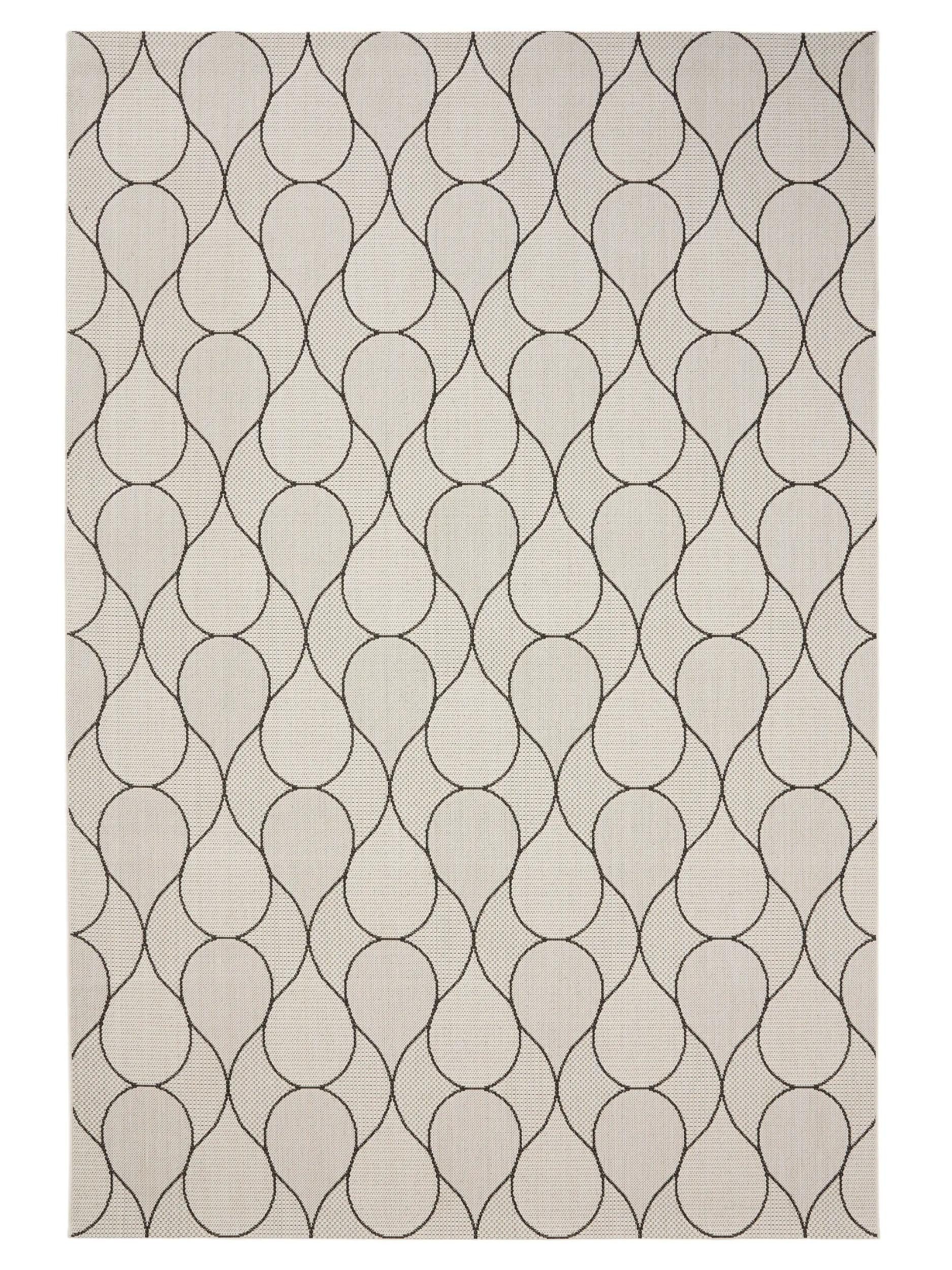 benuta Outdoorteppich Metro, rechteckig, Höhe: 5 mm, In- & Outdoorteppich, Robust für Garten, Terrasse, Balkon, Küche