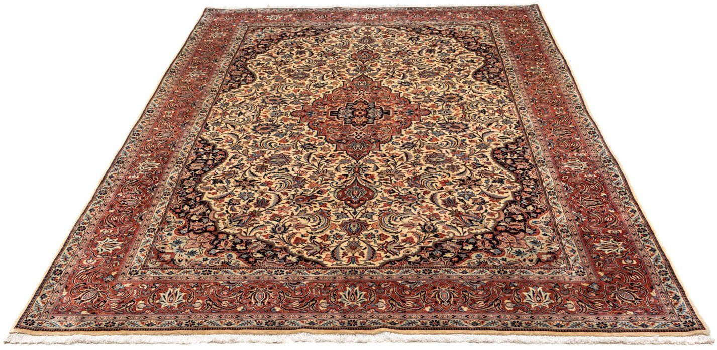 Wollteppich Golpayegan Medaillon Beige 305 x 208 cm, morgenland, rechteckig, Höhe: 10 mm, Unikat mit Zertifikat