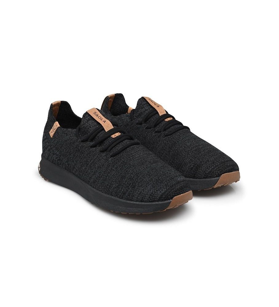 Tsavo 2.0 Wool (Merinowolle) schwarz Herren Sneaker