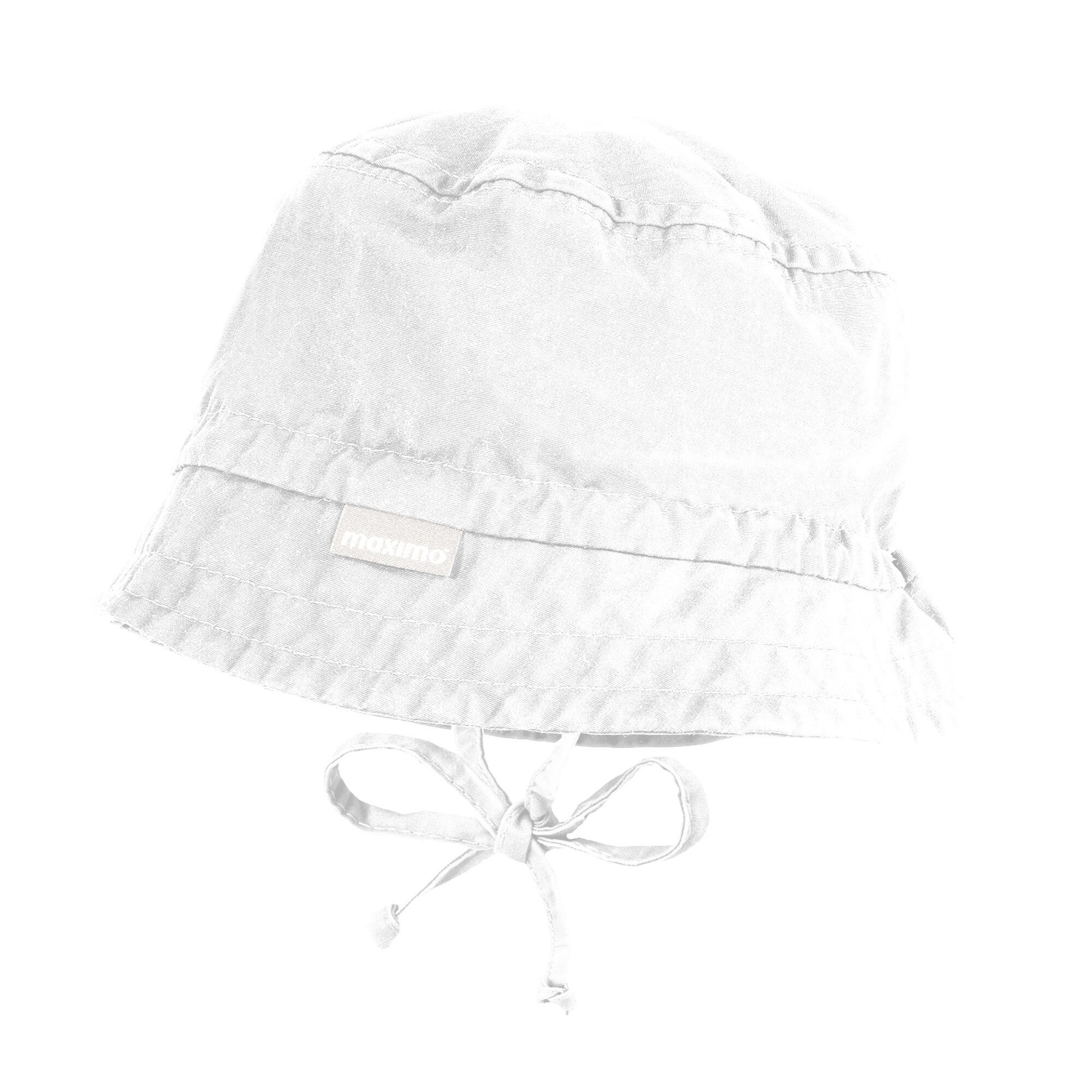 MAXIMO Fischerhut GOTS BABY-Hütchen Waschoptik, Band, UV (1-St)