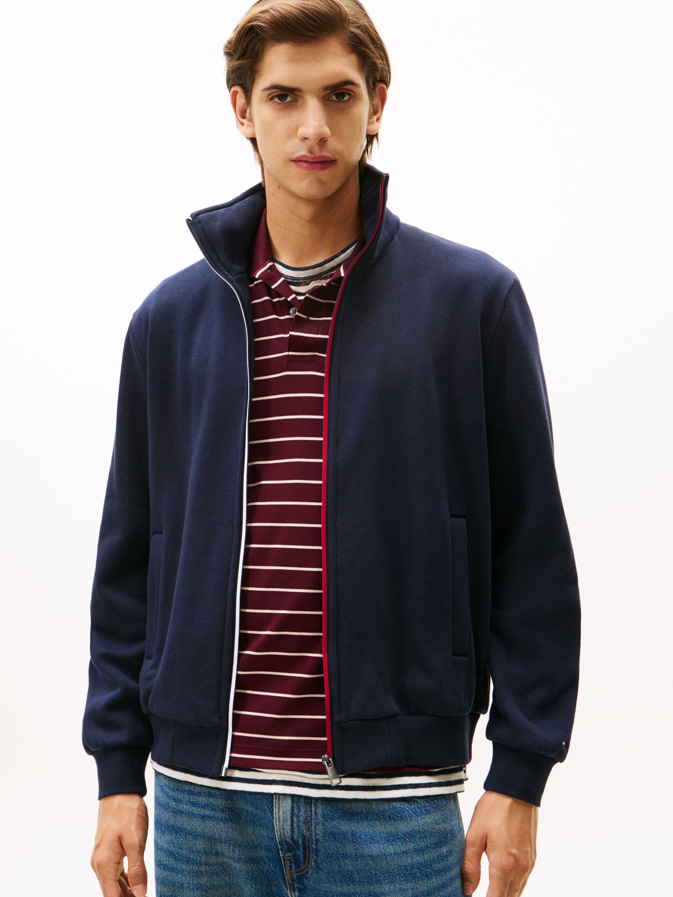 Tommy Hilfiger Blouson GLOBAL STRIPE ZIP günstig online kaufen