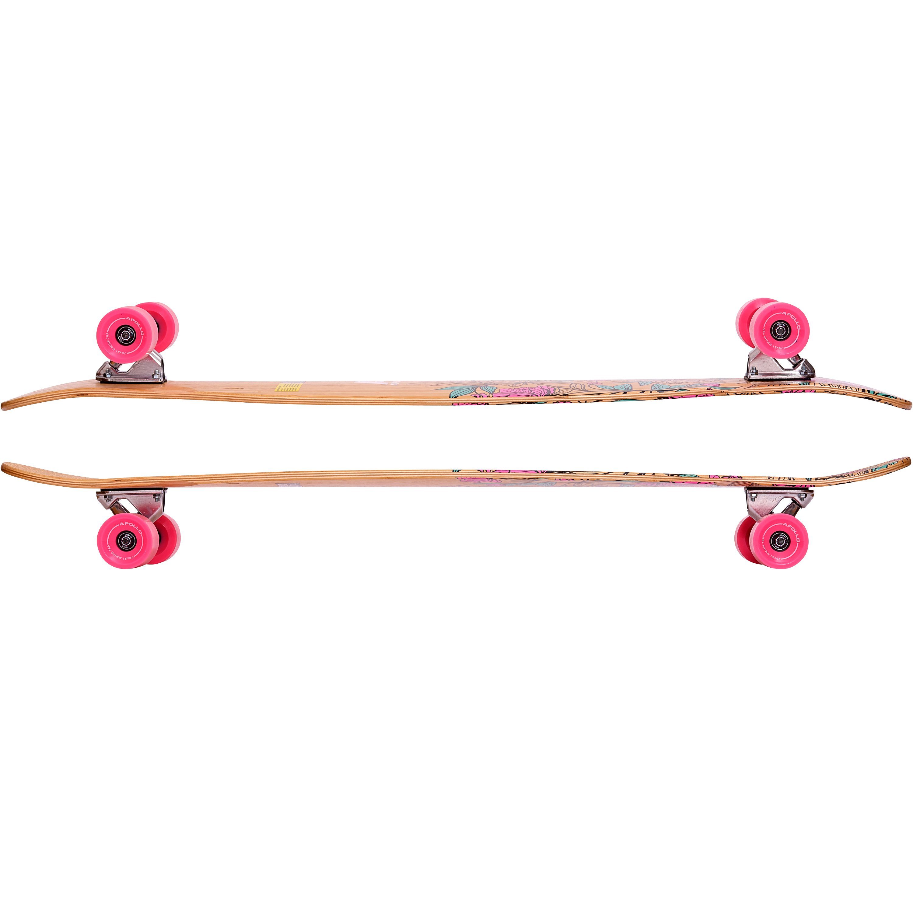 Thumbnail - Apollo Longboard Dancer Longboard 46 Zoll inkl. T-Tool, Aus hochwertigem Holz mit Bambus, perfekt zum Dancen oder Cruise...