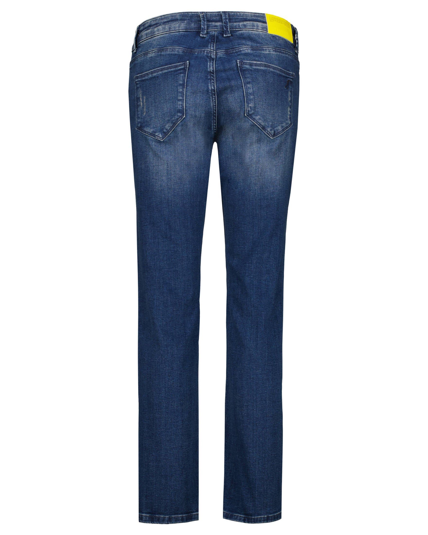 verkürzt Damen Jeans 5-Pocket-Jeans STRAIGHT (1-tlg) ROSENGARTEN Goldgarn Slim Fit